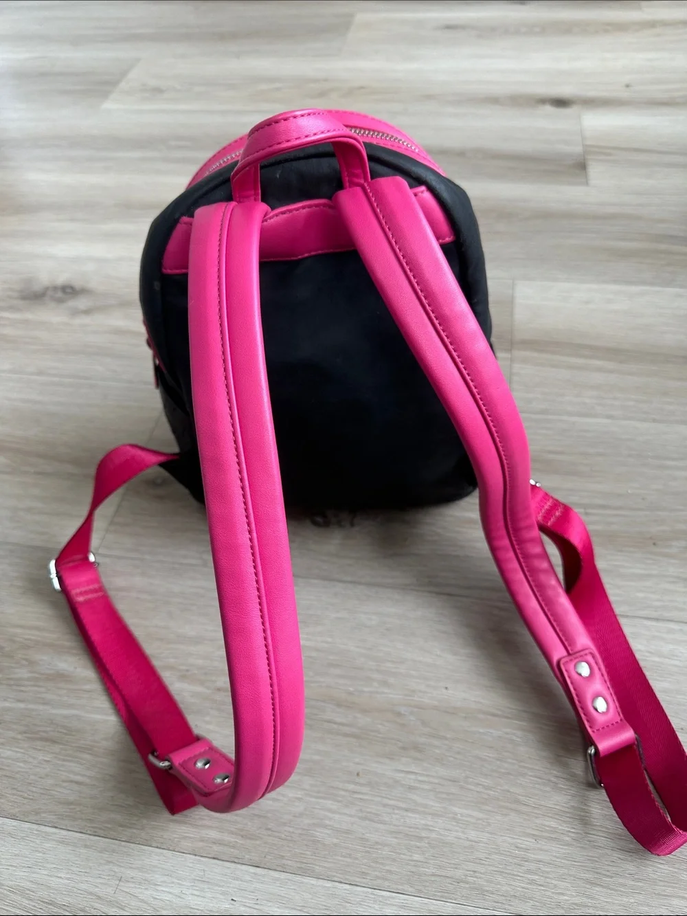 Loungefly Black & Hot Pink Vampire Character Kids Backpack Disney Parks